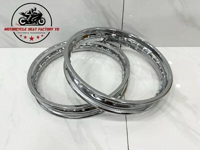 Honda Dream 250 305 C77 CA77 C72 CA72 Front & Rear Wheel Rim 16/16x1.85 36H New. - Image 1 of 4