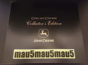 RARE John Deere Checkers Chess Set Game Employee MTM Awards Collectors Edition - Picture 1 of 24