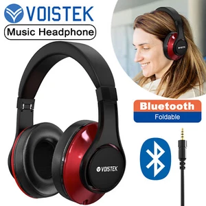Wireless Over-ear Headphone Foldable HiFi Sound Bluetooth Headset for PC/Mobile - Picture 1 of 12