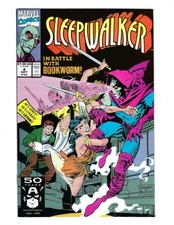 SLEEPWALKER # 4 (Marvel, IN BATTLE With BOOKWORM, Sept 1991) VF/NM