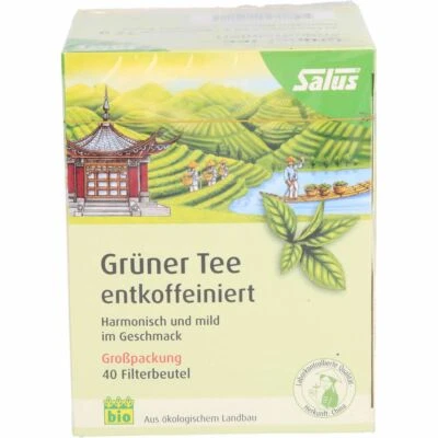 SALUS PHARMA GMBH GRÜNER TEE entkoffeiniert Bio Salus Filterbeutel 40 St PZN06706066