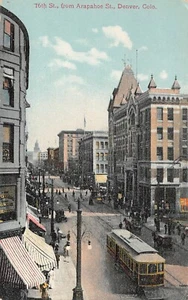 H149 DENVER, CO. POSTCARD , SIXTEENTH STREET - Picture 1 of 2