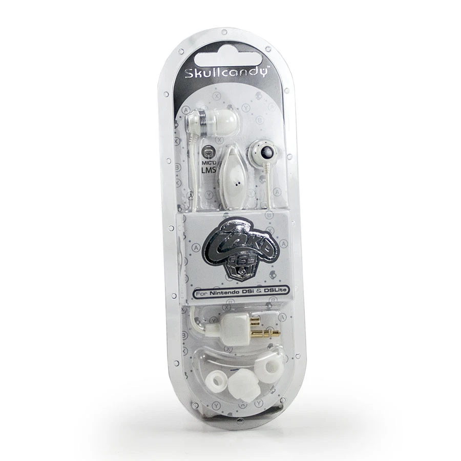 Skullcandy Ink'd SGS Earbuds in White with Mic for Nintendo DSi and DSLite NEW - Image 1 of 1