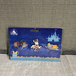 Neu 8/12 Disney Minnie Mouse Hauptattraktion Dumbo limitierte Auflage Pin Set - Bild 1 von 4