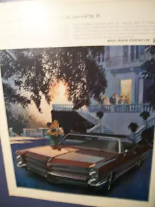 1966 Pontiac Bonneville coupe large-mag car ad -"...to be moved by it..." - Picture 1 of 1