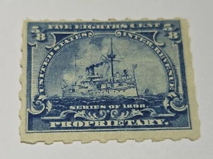 US Revenue Stamp Scott #RB23 Battleship Proprietary - Picture 1 of 2