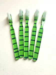 5-PACK FUN Vintage NEW Designer Toothbrush By Alan Stuart New York - Picture 1 of 1