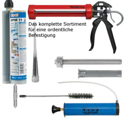 Verbundmörtel Siebhülsen Ankerstangen Ausbläser Statikmischer Bürsten ETA UPAT - Bild 1 von 4