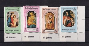 TIMBRE STAMP 4 ILES VIERGE BVI Y&T#260-63 ART RELIGION NEUF**/MNH-MINT 1973 ~F37 - Imagen 1 de 1