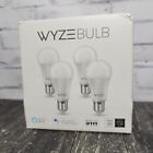Wyze Smart Light Bulb - White (4-Pack) New Sealed WLPA19-4