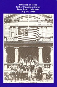 #2171 First Day Ceremony Program 4c Father Flanagan Stamp - Picture 1 of 1