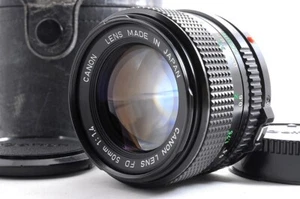 【NEAR MINT+】CANON NEW FD NFD 50mm F/1.4 MF Standard Lens + Case From JAPAN #4912 - Picture 1 of 14
