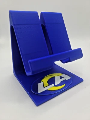 LA Rams 3D Printed Phone Stand - Team-Inspired, Sturdy, Desk/Table Accessory - Image 1 of 4