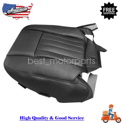2003-2006 Lincoln Navigator Driver Bottom Perforated Leather Seat Cover Black Foto 1 de 4