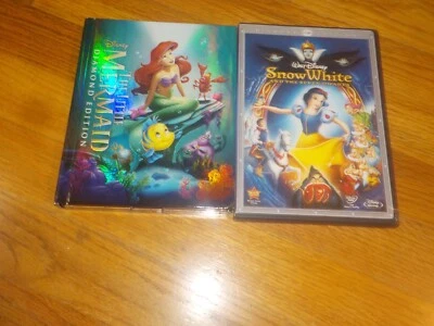 The Little Mermaid & Snow White and the Seven Dwarfs Diamond Edition BLU-RAY/DVD - Image 1 of 2