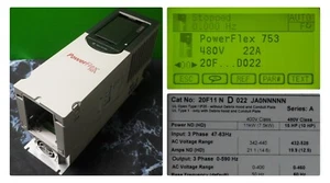 Allen-Bradley PowerFlex 753 2018 20F11ND022JA0NNNN 15 HP 480 VAC FRN: 13,003 - Imagen 1 de 19