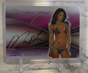 MARTINA ANDREWS BENCHWARMER BENCH WARMER SIGNATURE SERIES AUTOGRAPH AUTO CARD