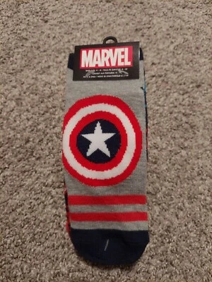 Marvel 3 Pack Ankel Socks New - Image 1 of 2