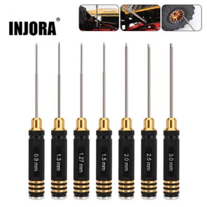 INJORA RC Tool HSS Steel Hex Screwdriver 0.9/1.27/1.3/1.5/2.0/2.5/3mm for RC Car - Picture 1 of 8