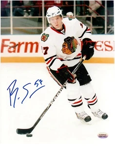 Ben Smith - Chicago Blackhawks - handsigniertes 8 x 10 Hockey Foto - Bild 1 von 1