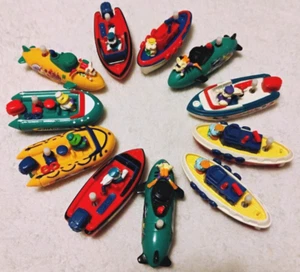 (11) Vintage New Ray Wind Up Animal Captain Boat Bath Toys - Picture 1 of 5