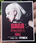 Aimant promotionnel Lady Gaga ☆ boule chromatique 25 mai 2024 ☆ HBO ☆ MAX ☆ 3,2x4 pouces