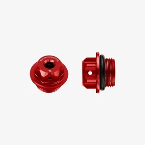 Bonamici M20x1.5 Red Aluminium Oil Cap for Aprilia RS660 - Picture 1 of 2
