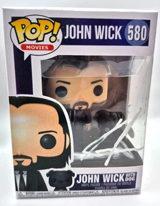 KEANU REEVES SIGNED HANDSIGNIERT JOHN WICK MIT HUND FUNKO POP RARE MATRIX JSA COA - Bild 1 von 4