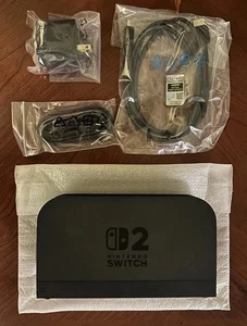 Genuine Nintendo Switch 2 Charging Dock Set With Charger And HDMI Cable - Picture 1 of 1