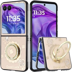 Für Motorola Razr + Plus 2024 Hülle Diamant Glitzer Charms Bling Mode Cover - Bild 1 von 16