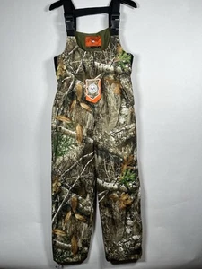 Realtree Edge NWT Women S Arctic Shield Camo Insulated Quilt Lined Bib Overalls - Picture 1 of 9