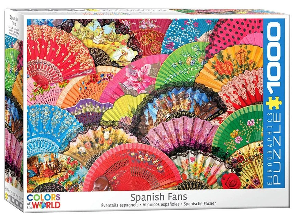 Spanish Fans Jigsaw Puzzle, 1000 Piece - EuroGraphics - image 1 of 1