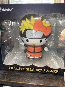 Kidrobot Naruto x Sanrio Hello Kitty Naruto Charge 8 Zoll Vinyl Figur - Bild 1 von 6