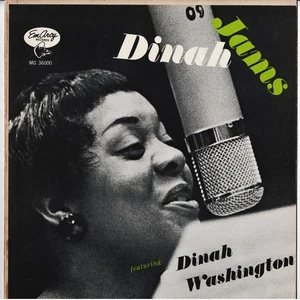 DINAH WASHINGTON dinah jams EMARCY LP_orig 1955 RARE 1st label - Picture 1 of 4