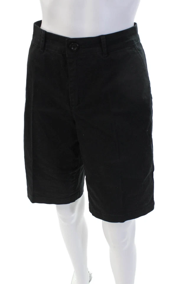 NYDJ Unisex Bermuda Chino Black Button Classic Size 6 - Image 1 of 4