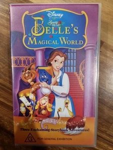 BEAUTY AND THE BEAST - BELLE'S MAGICAL WORLD - WALT DISNEY - VHS - Picture 1 of 3