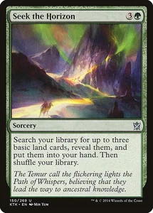 SEEK THE HORIZON X 4 E/X+ KHANS OF TARKIR MAGIC THE GATHERING - Picture 1 of 1
