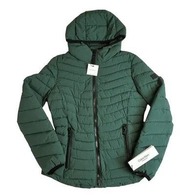 Calvin Klein Women's 15 Degree Warmth Factor Hooded Puffer Jacket Size Small NEW - Image 1 of 4