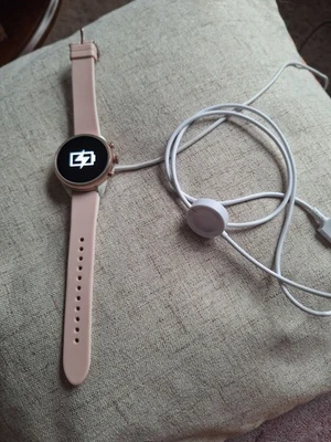 Fossil Sport 41mm Silicone Smartwatch - Blush - Image 1 of 4