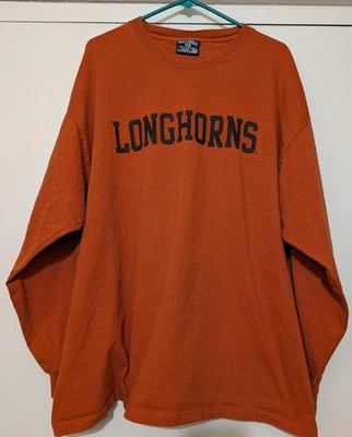 Steve And Barry's Men's Orange Longhorns Long Sleeve Football Fan College XXL - Image 1 of 3