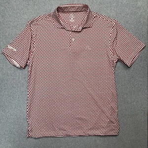Rhoback Poloshirt Herren Medium rot The Ohio Stretch leicht Golf AOP - Bild 1 von 8