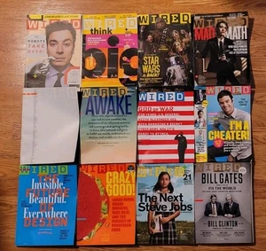 WIRED Magazine Volume 21 2013 Lot of 12 Issues Complete Year - Picture 1 of 13