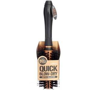 3 Pack Conair Quick Blow-Dry Copper Collection Porcupine Hair Brush - Picture 1 of 1