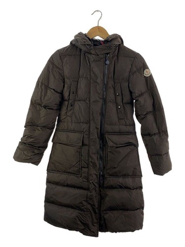 MONCLER Piumino Cappotto Melina 00 Nylon Marrone Tinta Unita 920 093 4935 91