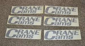 Menge 6 Classic Crane Cams Racing Aufkleber Sticker NHRA Nascar Lager Hot - Bild 1 von 4