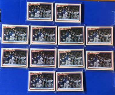 Fleer 1989 completo 12 cartas 1988 serie mundial set Dodgers Beat Oakland (12 juegos) Foto 1 de 4