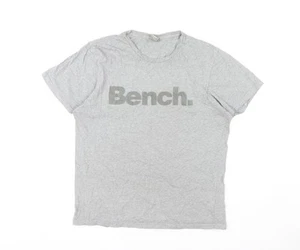 Bench Herren T-Shirt Grau Baumwolle Kurzarm Rundhals - Bild 1 von 12