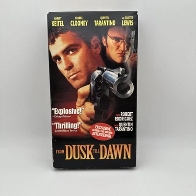 From Dusk Till Dawn (1996) VHS Cult Quentin Tarantino George Clooney Vampire OOP - Image 1 of 4
