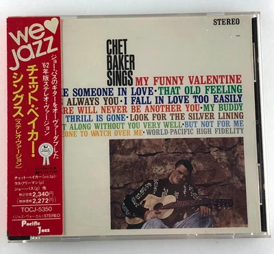 Chet Baker Sings Japan CD TOCJ-5350 Stereo Joe Pass Cool Jazz OBI 1990 Reissue Foto 1 de 4
