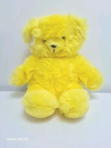 Vintage Russ Berrie Teddy So Brite 15 Zoll gelber Plüschbär Top Zustand - Bild 1 von 10